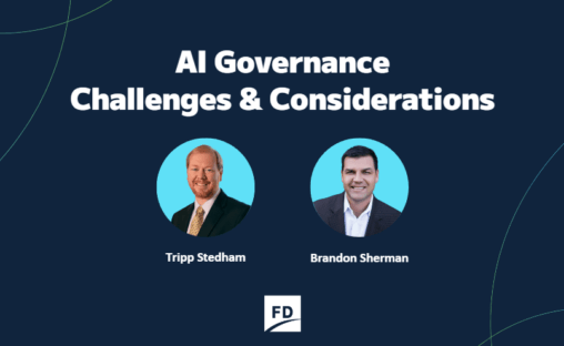 AI Governance Challenges and Considerations, Frazier & Deeter