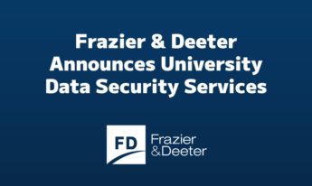 Frazier & Deeter Announces University Data Security Services
